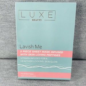 Luxe Beauty Lavish Me Vitamin Infused 5 Piece Sheet Mask Set (BO)